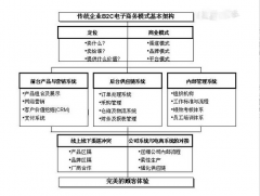 传统企业B2C搭建运营模式的基本构架 